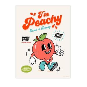 SALE Retro Vintage 50’s Style Peachy Lined Notebook